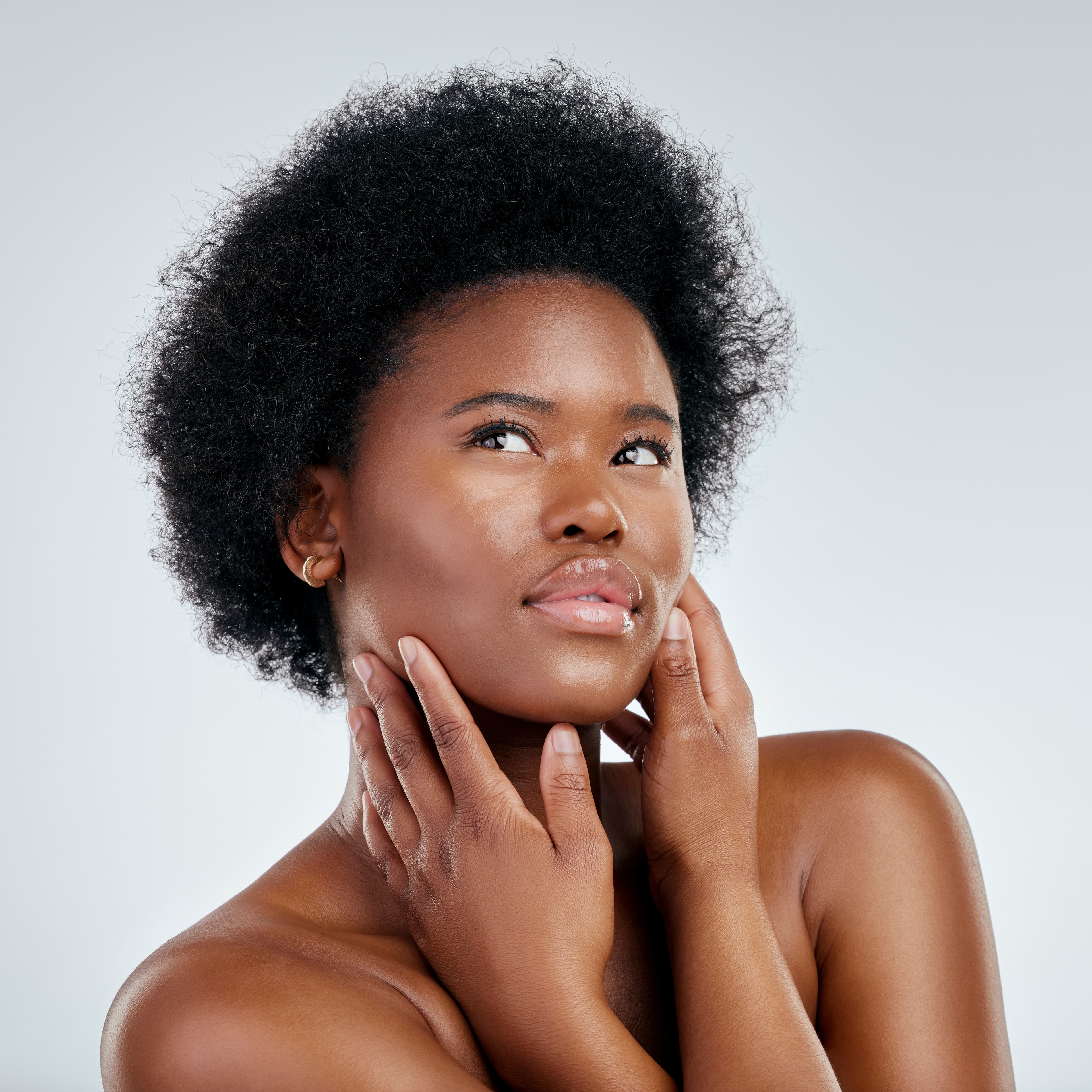 TYCOSMETICS campaign portrait — melanin-rich skin