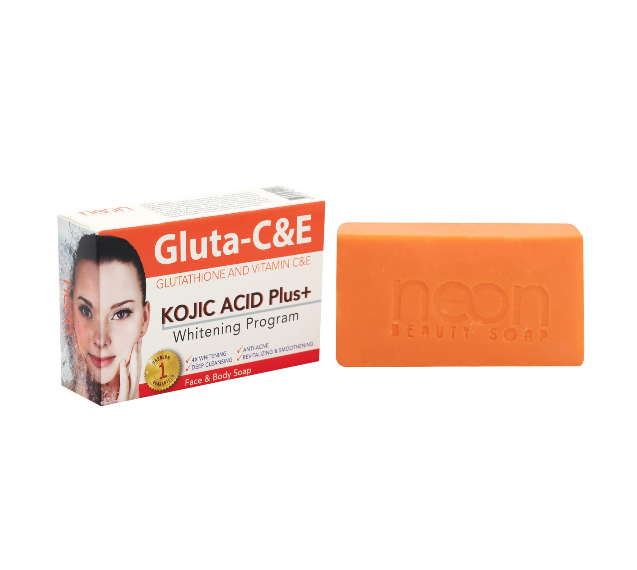 Neon Gluta-C&E Kojic Acid Plus+ Face & Body Soap