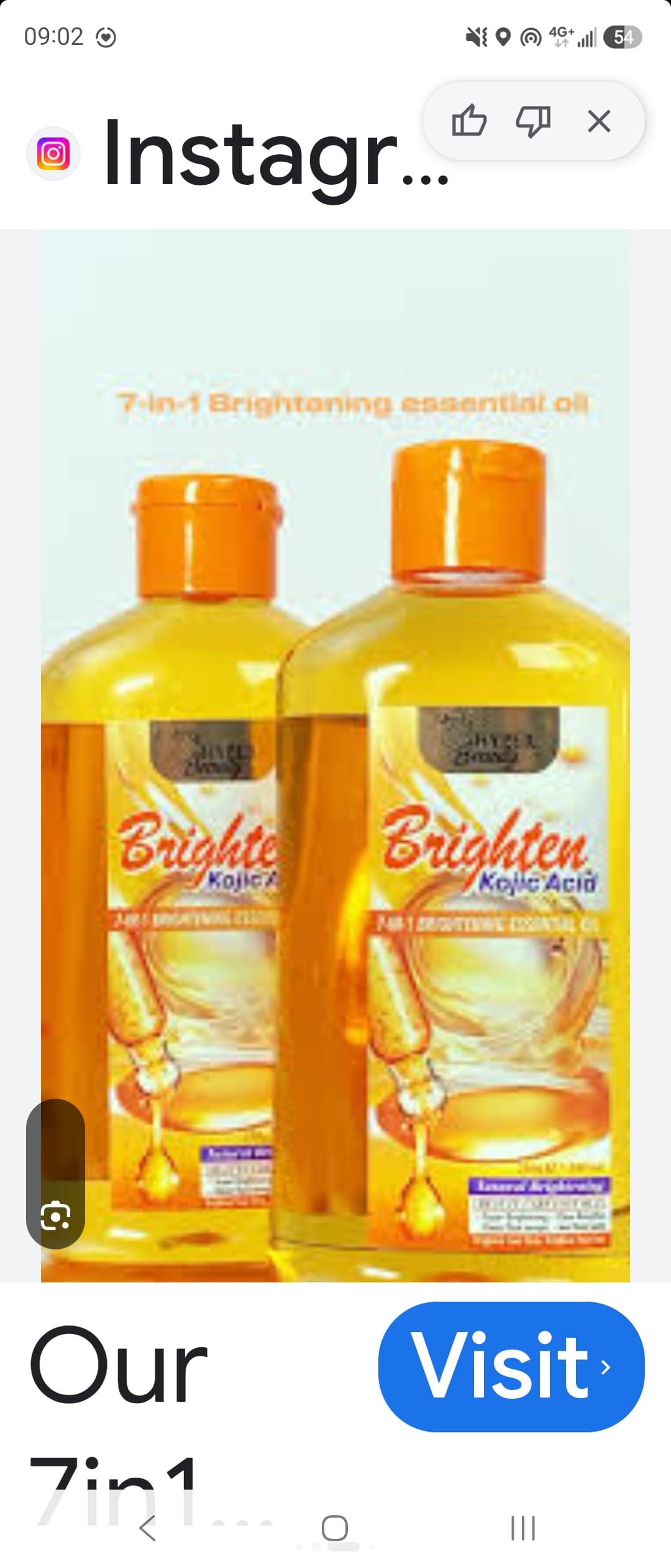 Shyer Beauty Brighten Kojic Acid 7-in-1 Brightening Essential Oil