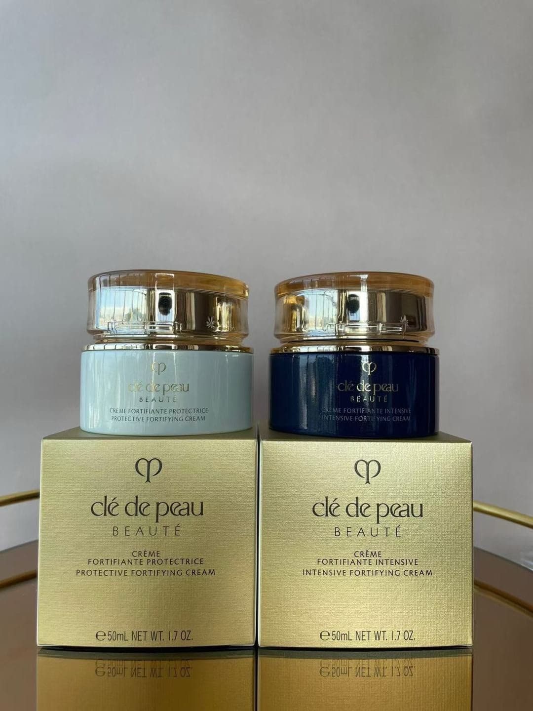 Clé de Peau Beauté Protective & Intensive Fortifying Cream Set
