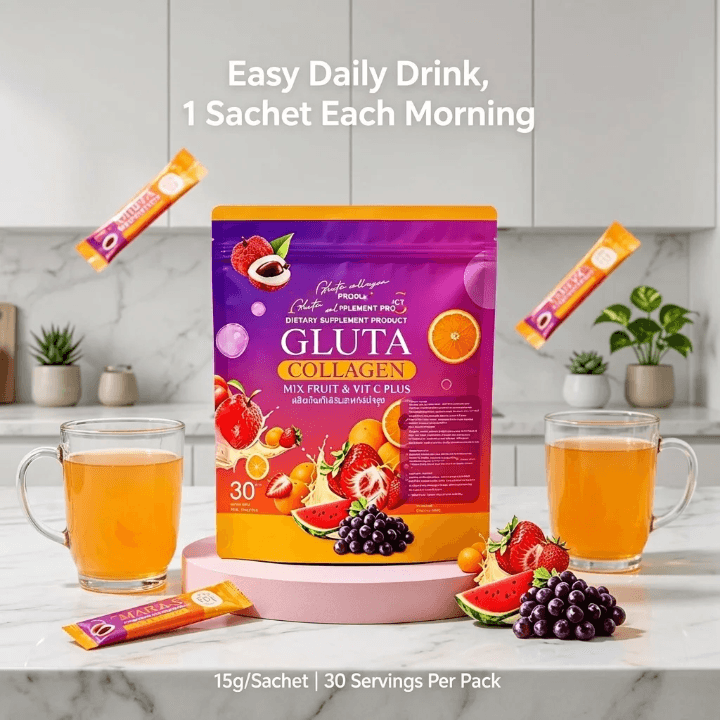 Maras Gluta Collagen Mix Fruit & Vit C Plus