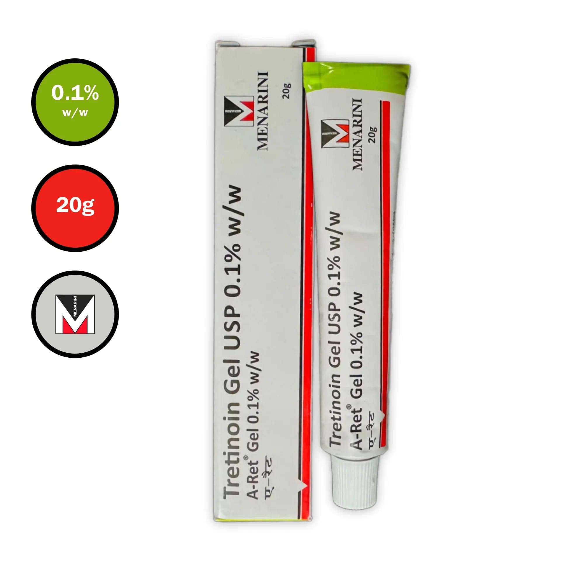 Menarini A-Ret Gel 0.1% w/w