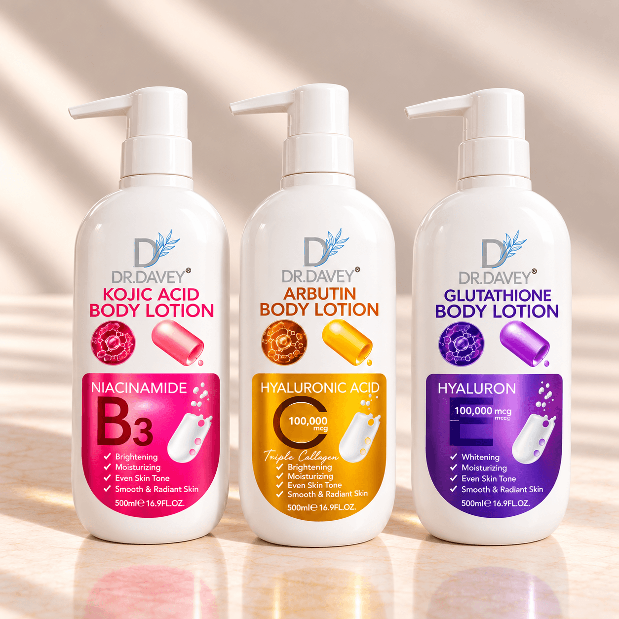 DR.DAVEY Kojic Acid Body Lotion