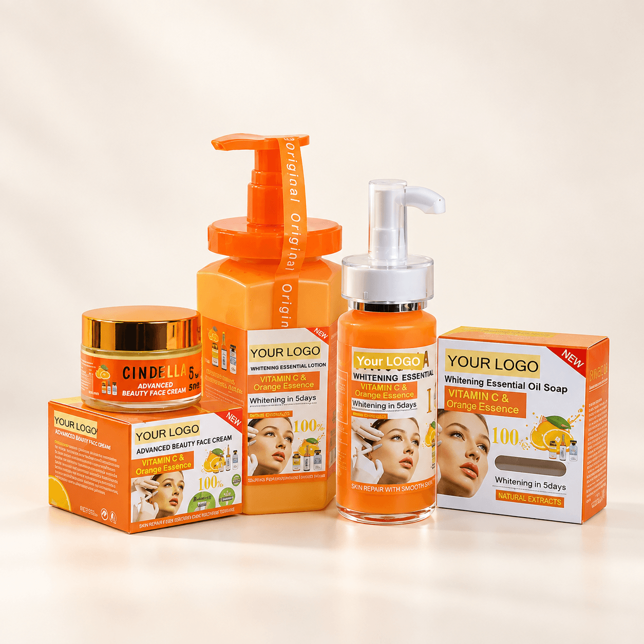 Vitamin C & Orange Essence Whitening Essential Lotion