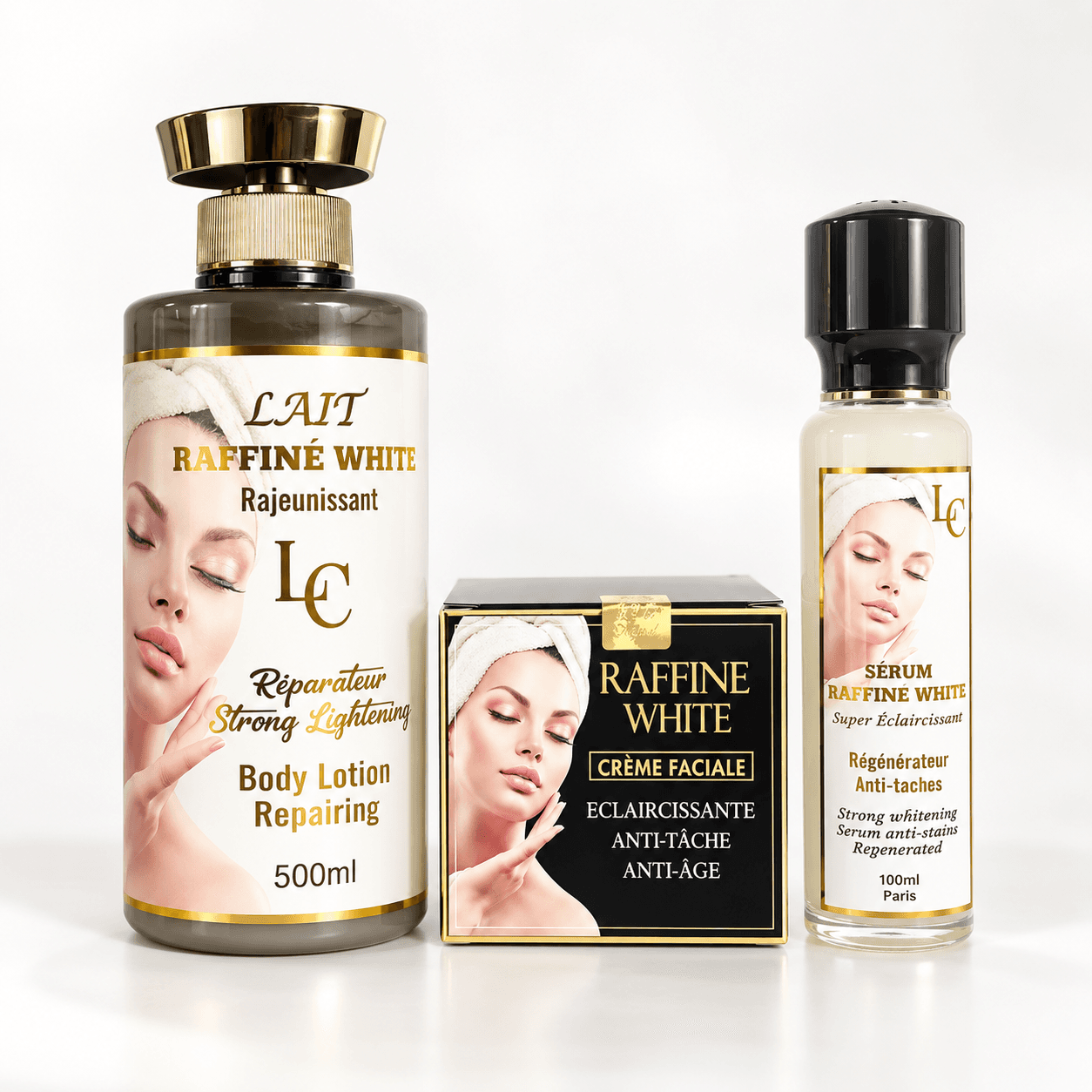 LC Raffiné White Repairing Body Lotion