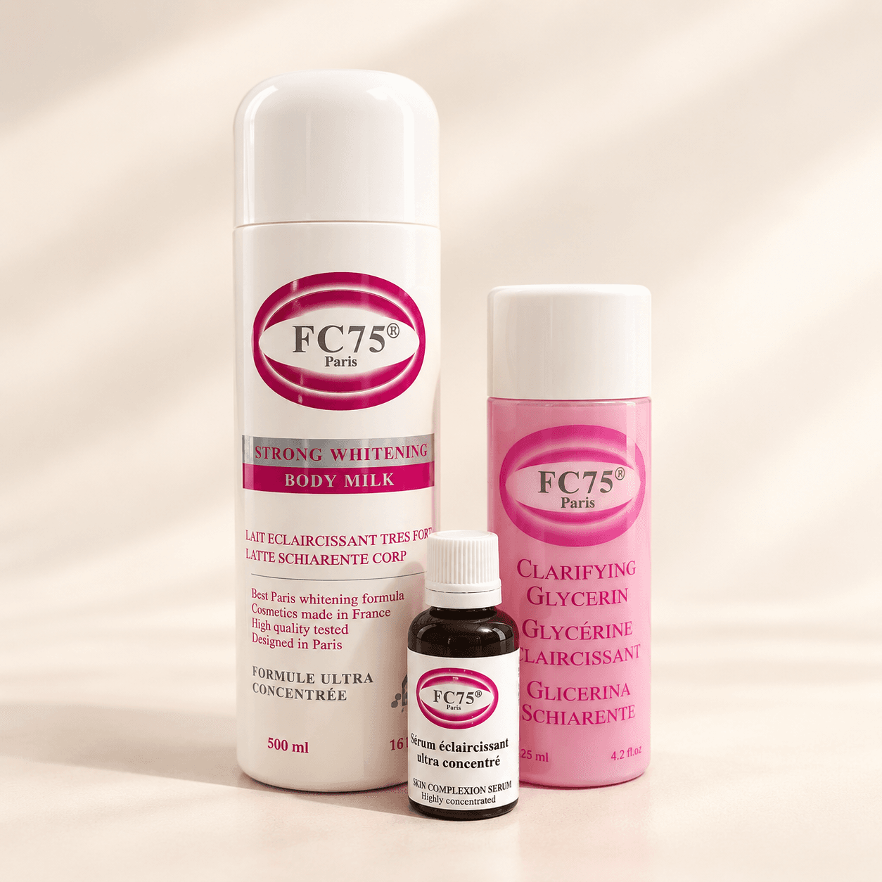 FC75 Paris Strong Whitening Body Milk