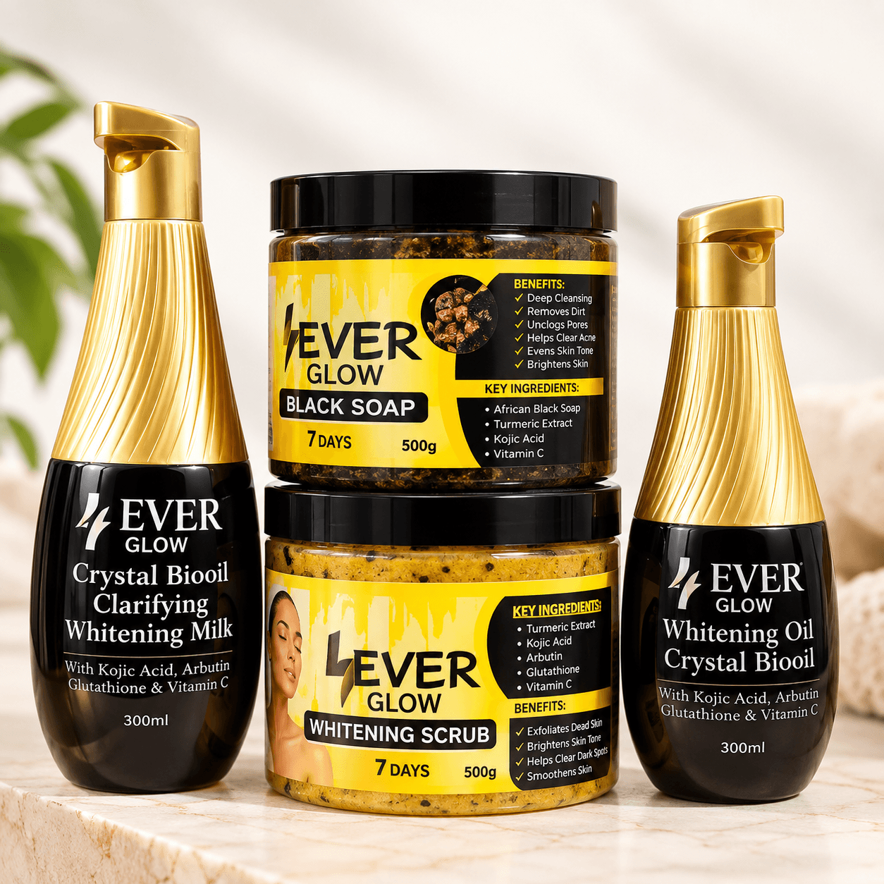 Ever Glow Crystal Biooil Clarifying Whitening Milk