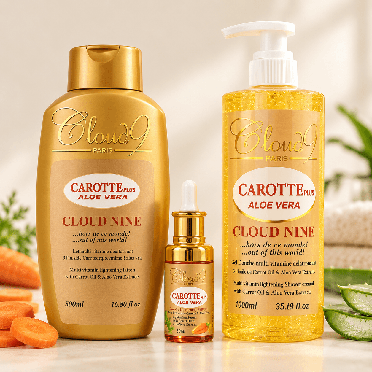 Cloud9 Paris Carotte Plus Aloe Vera Lightening Lotion