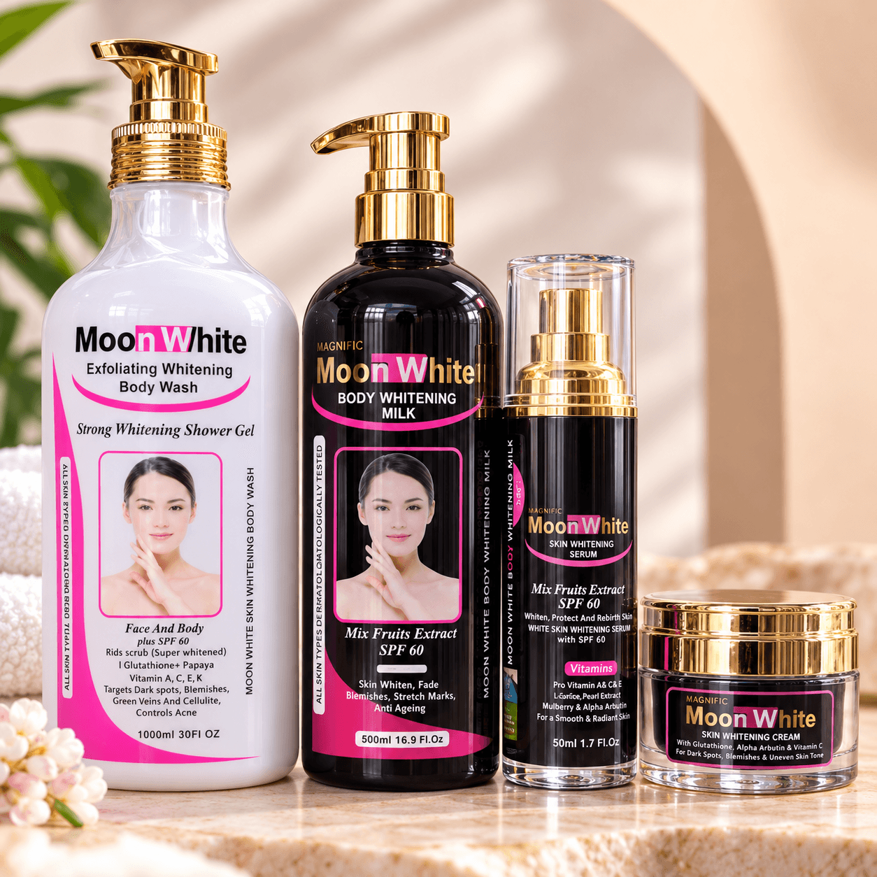 Moon White Body Whitening Milk