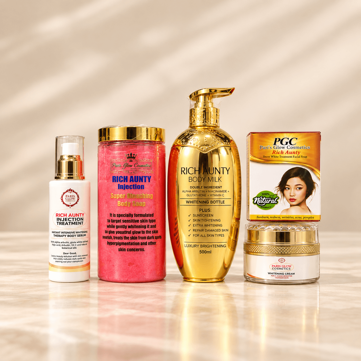 Paris Glow Rich Aunty Body Milk