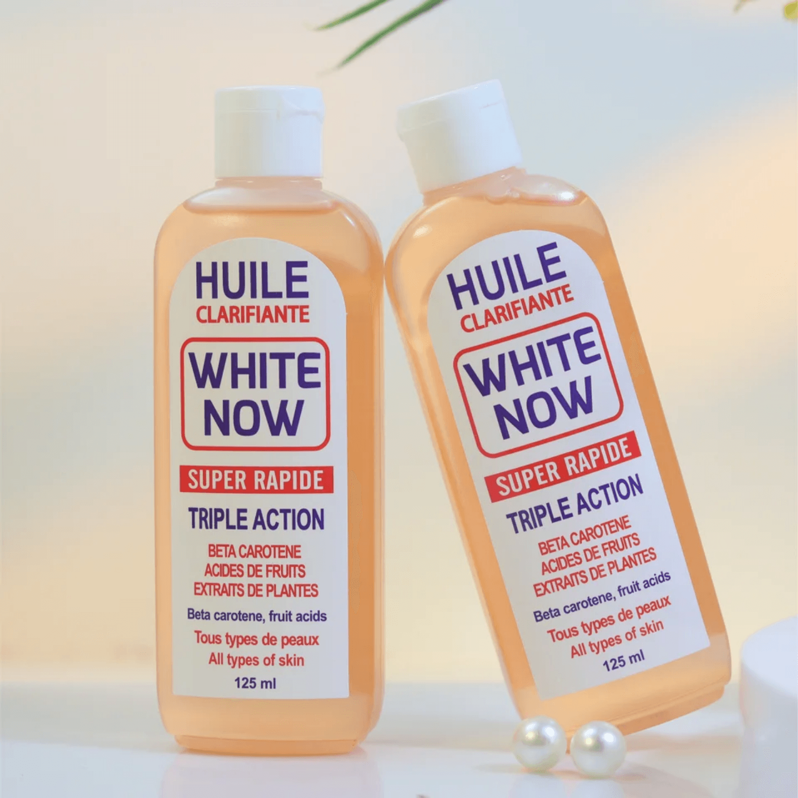 White Now Huile Clarifiante Super Rapide Triple Action