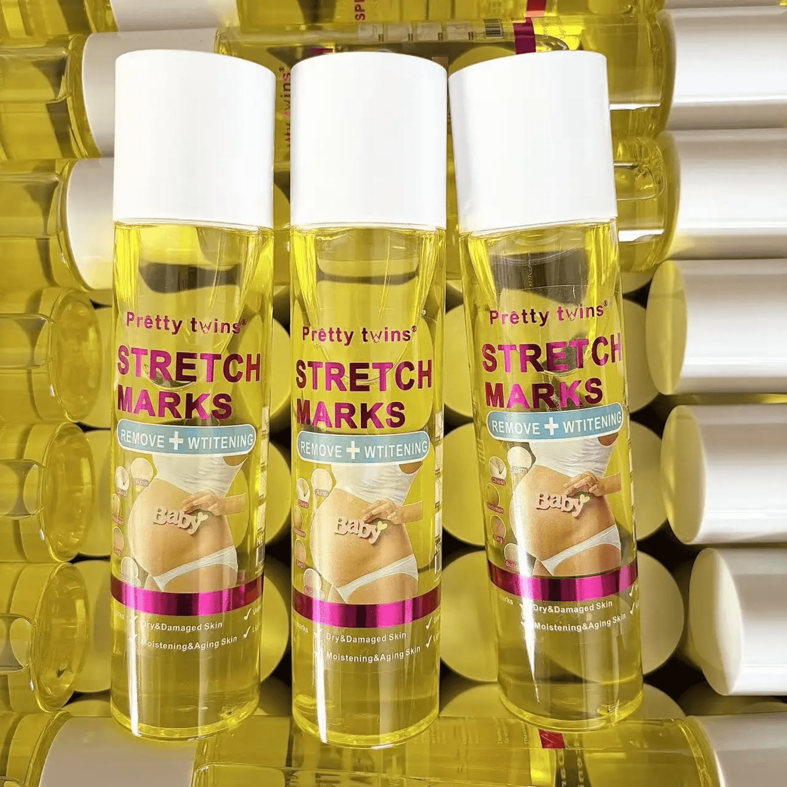 Pretty Twins Stretch Marks Remove + Whitening Oil