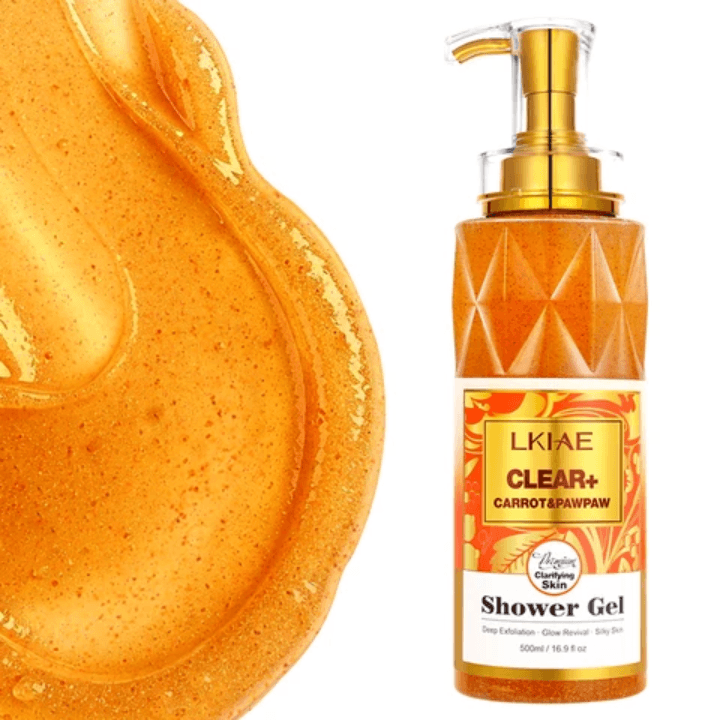 LKIAE CLEAR+ Carrot & Pawpaw Shower Gel