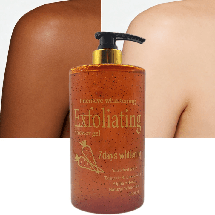 Intensive Whitening Exfoliating Shower Gel with Turmeric & Carrot