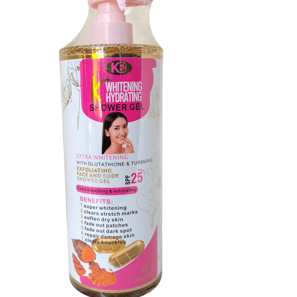 K Whitening Hydrating Shower Gel with Glutathione & Turmeric