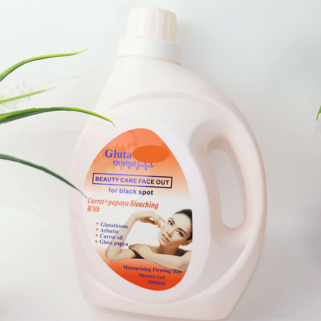 Gluta White Carrot + Papaya Bleaching Moisturizing Firming Shower Gel