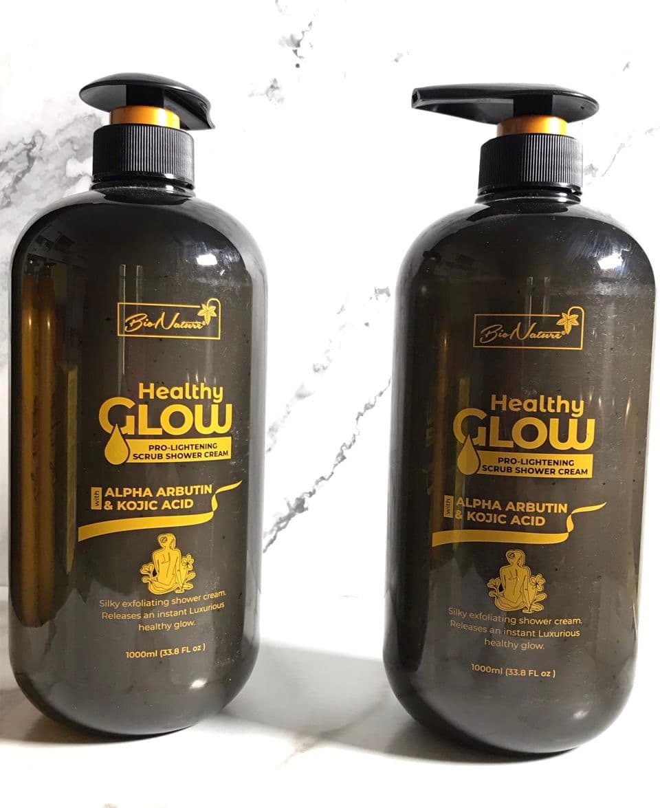 Bio Nature Healthy Glow Pro-Lightening Scrub Shower Cream