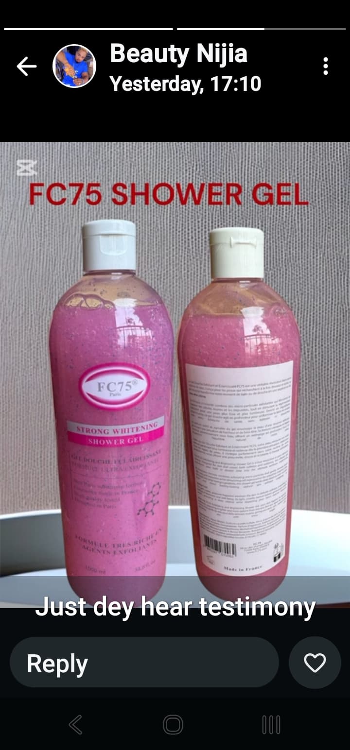 FC75 Paris Strong Whitening Shower Gel